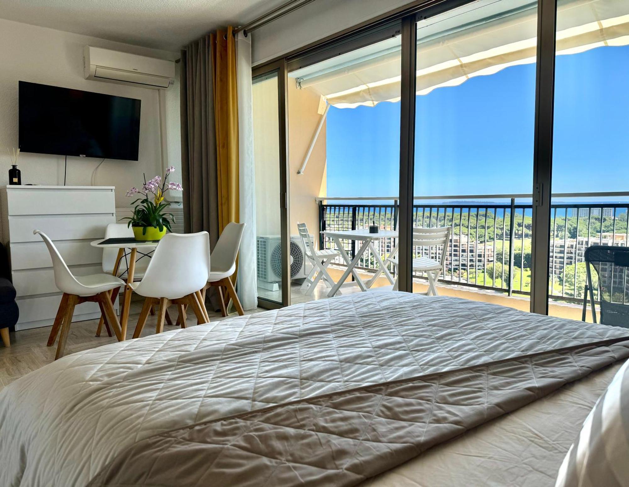 My Resid Appart Cannes Marina Vue Mer Mandelieu Kültér fotó