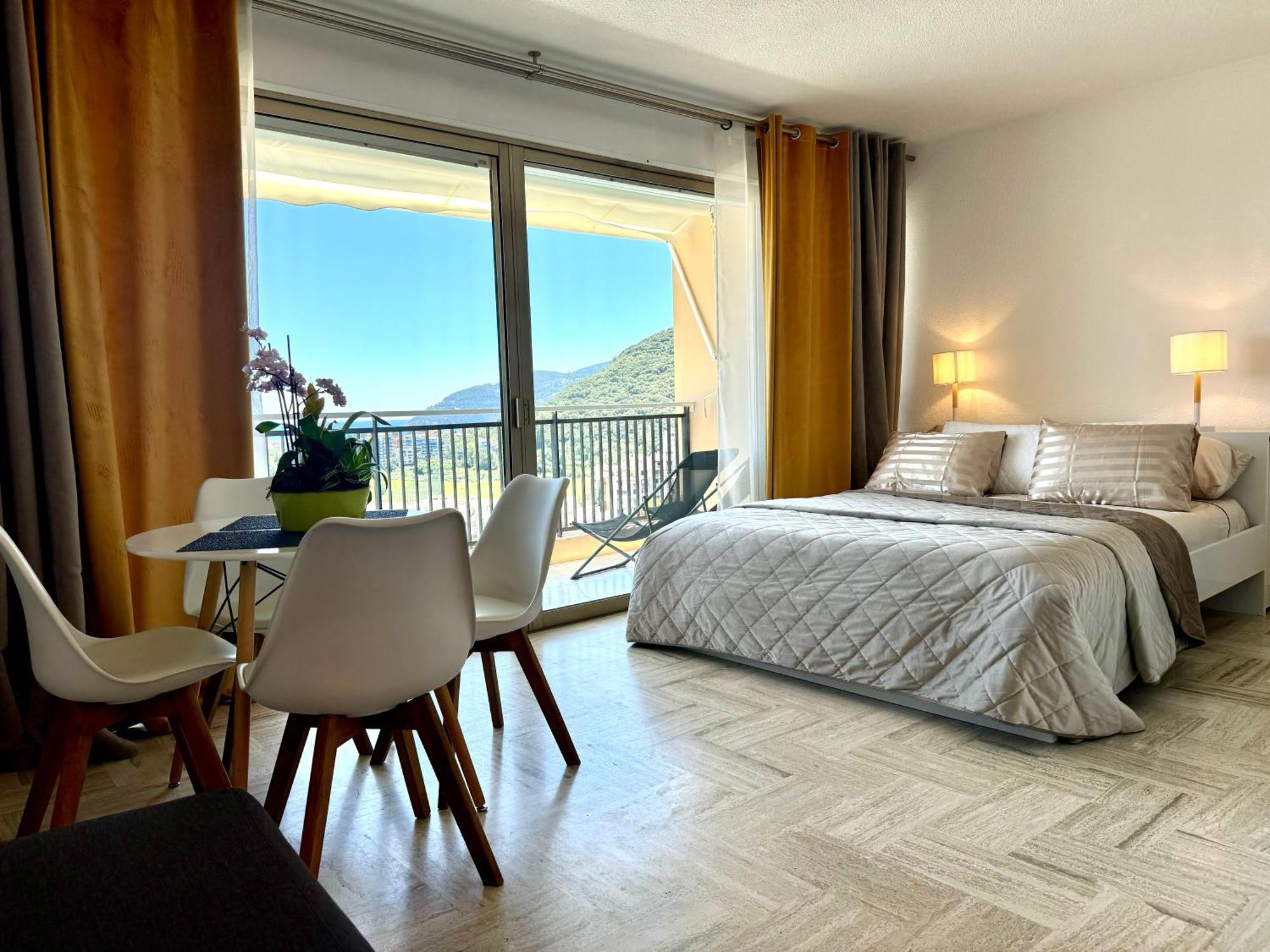 My Resid Appart Cannes Marina Vue Mer Mandelieu Kültér fotó